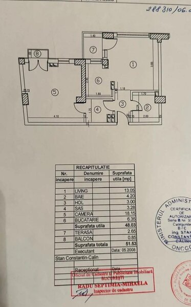 Drumul Taberei 2 camere 52 mp, bloc 2008, Cartier Brancusi